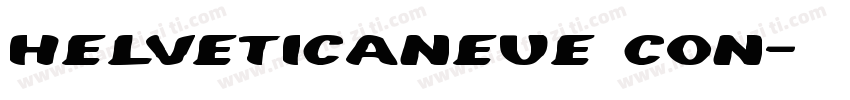 helveticaneue con字体转换